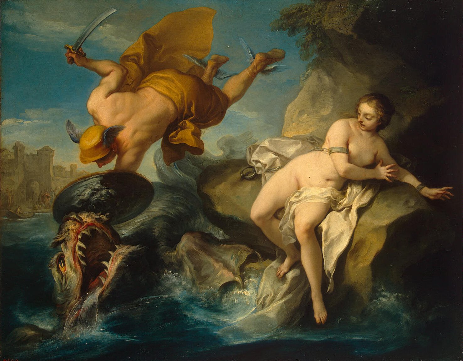 Perseus And Andromeda by Charles Van Loo